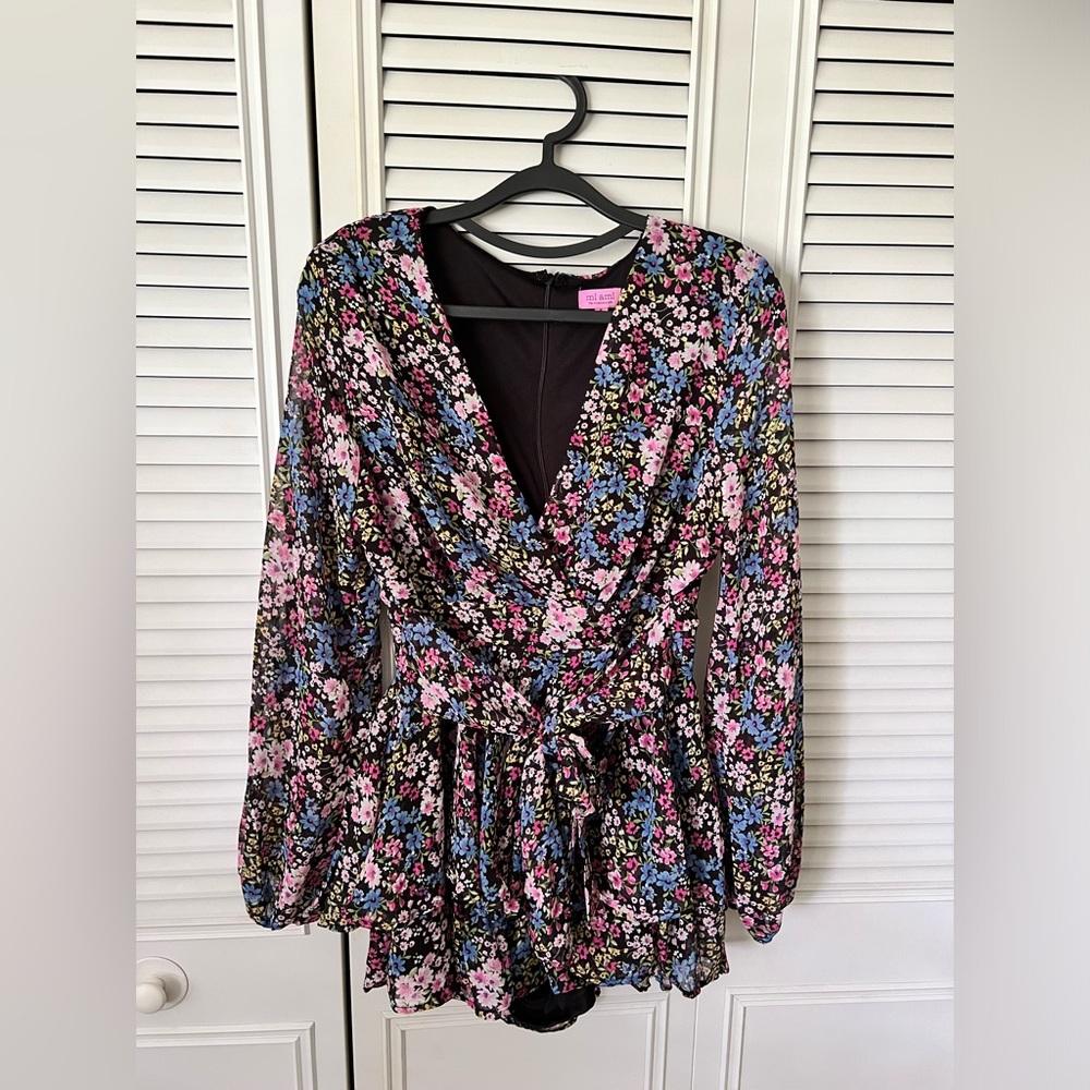 Francesca’s Brand Floral Romper